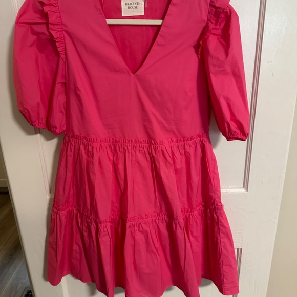 TUCKERNUCK Hyacinth House Fuchsia Pascale Mini Dress Small - Picture 5 of 8
